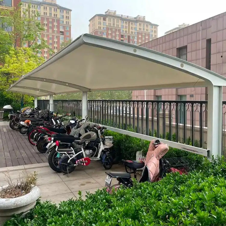 中宁县膜结构电动车棚